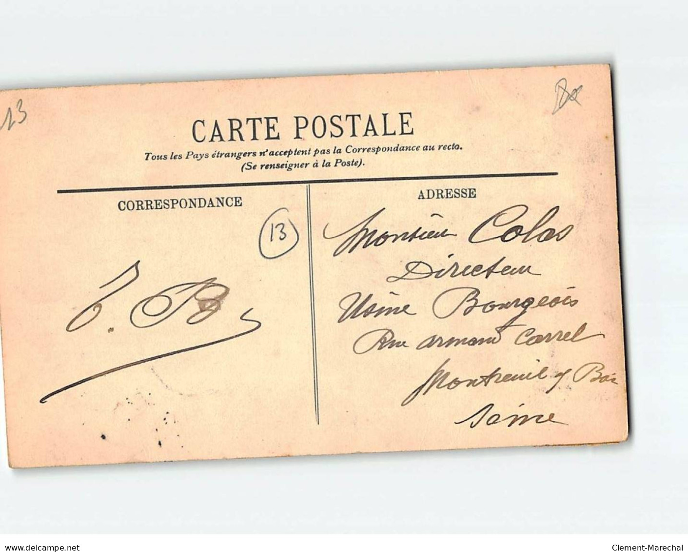 MARSEILLE : Carte Souvenir - état - Non Classés