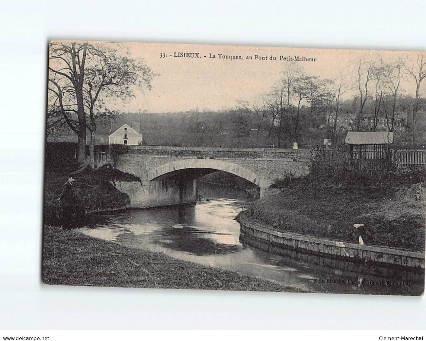 LISIEUX : La Touques, Au Pont Du Petit-Malheur - Très Bon état - Lisieux