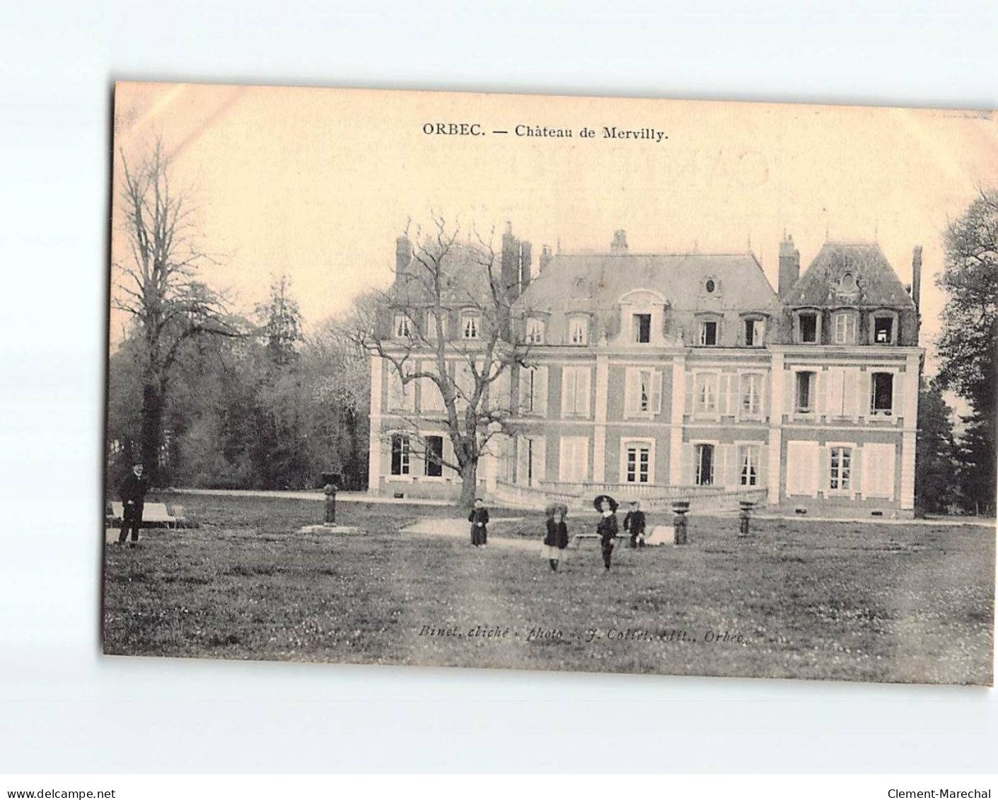 ORBEC : Château De Mervilly - Très Bon état - Orbec