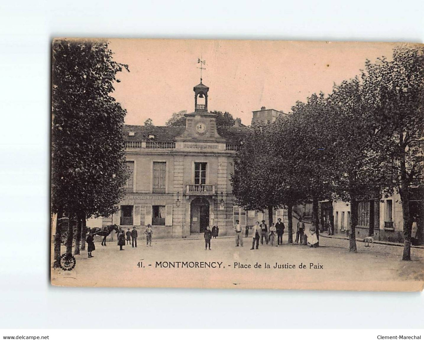 MONTMORENCY : Place De La Justice De Paix - état - Montmorency