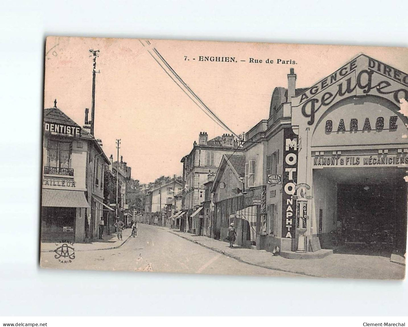 ENGHIEN LES BAINS : Rue De Paris - état - Enghien Les Bains