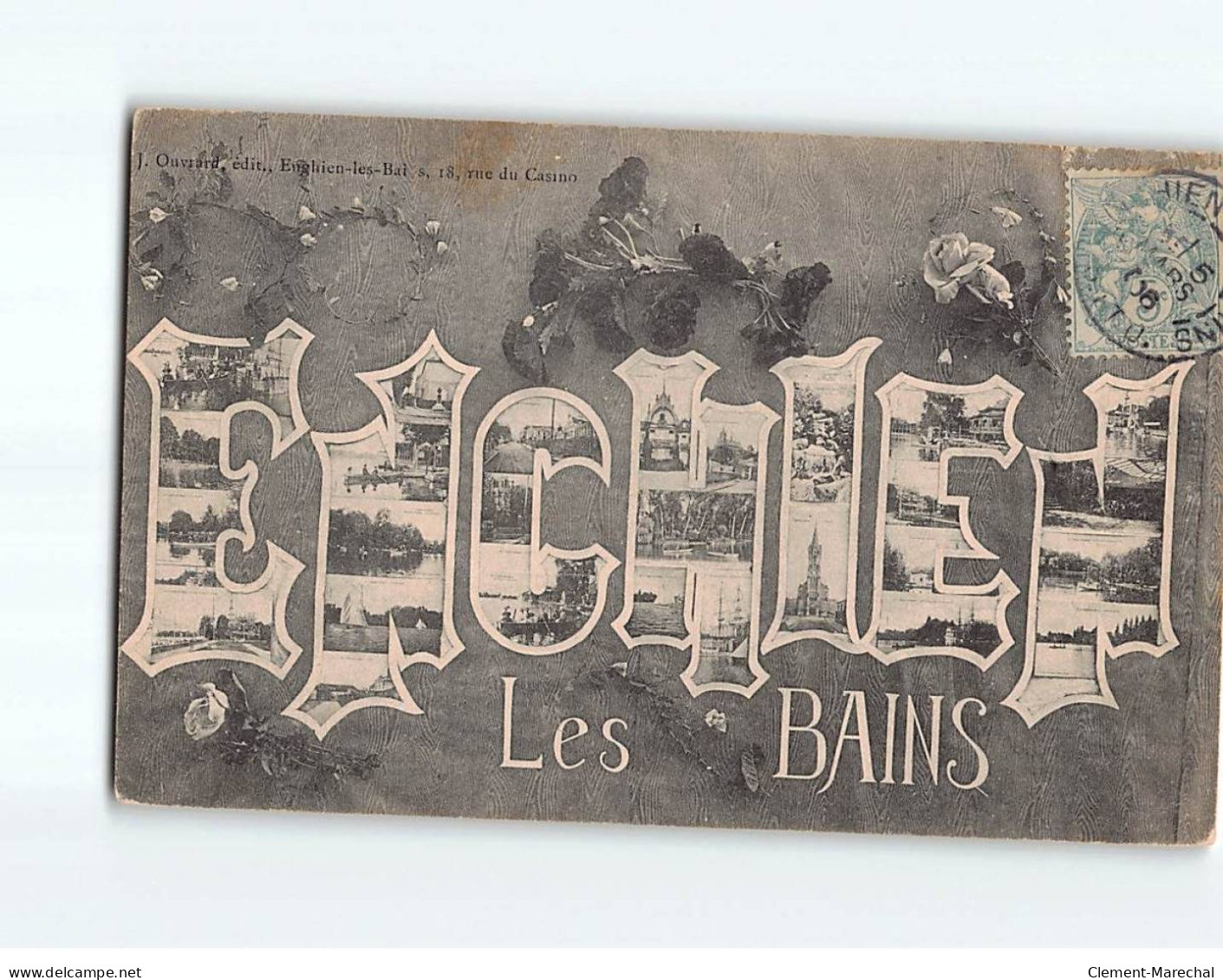 ENGHIEN LES BAINS : Carte Souvenir - état - Enghien Les Bains