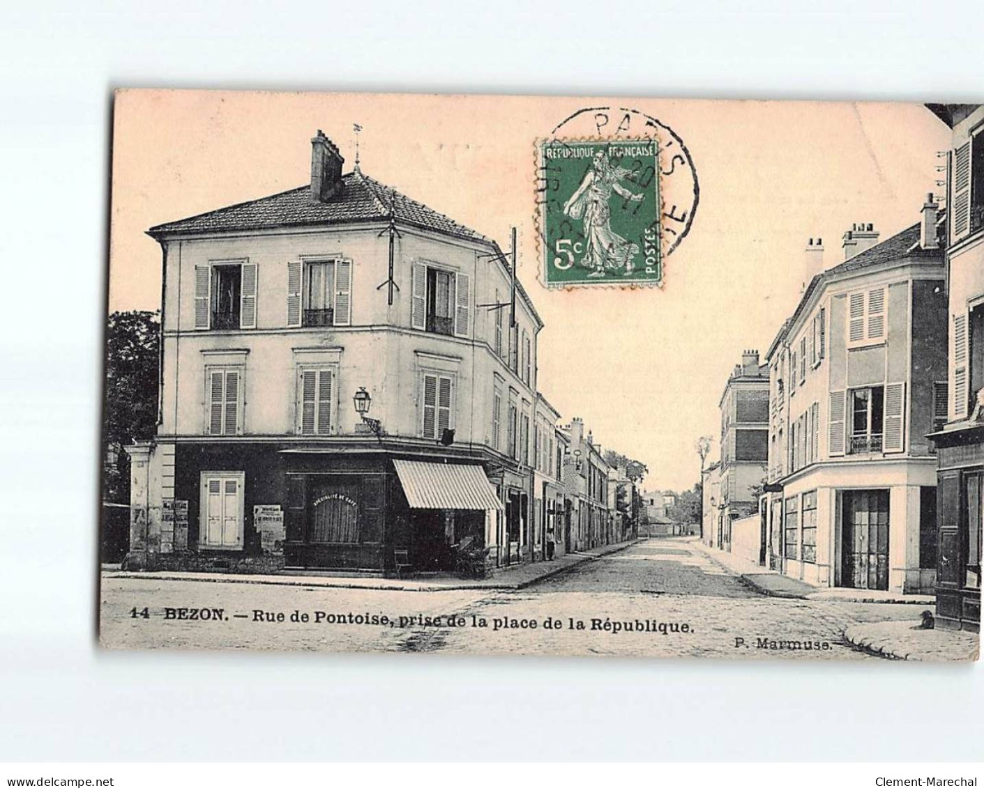 BEZON : Rue De Pontoise, Prise De La Place De La République - état - Bezons