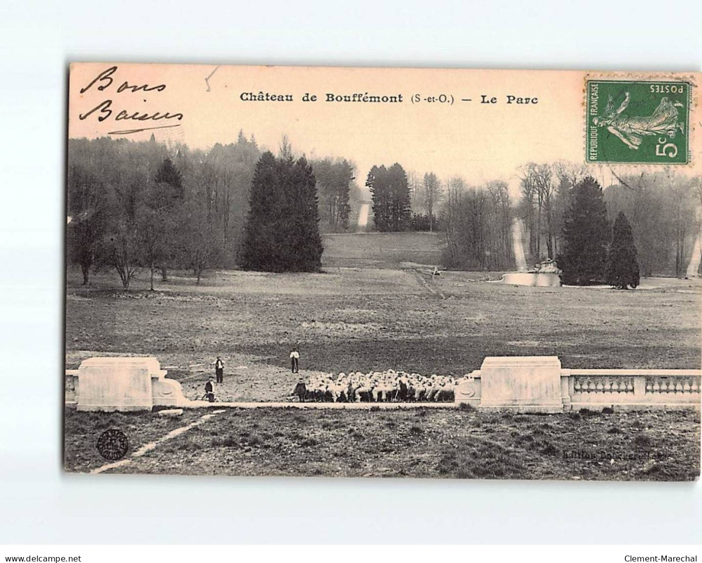 Château De BOUFFEMONT : Le Parc - état - Bouffémont