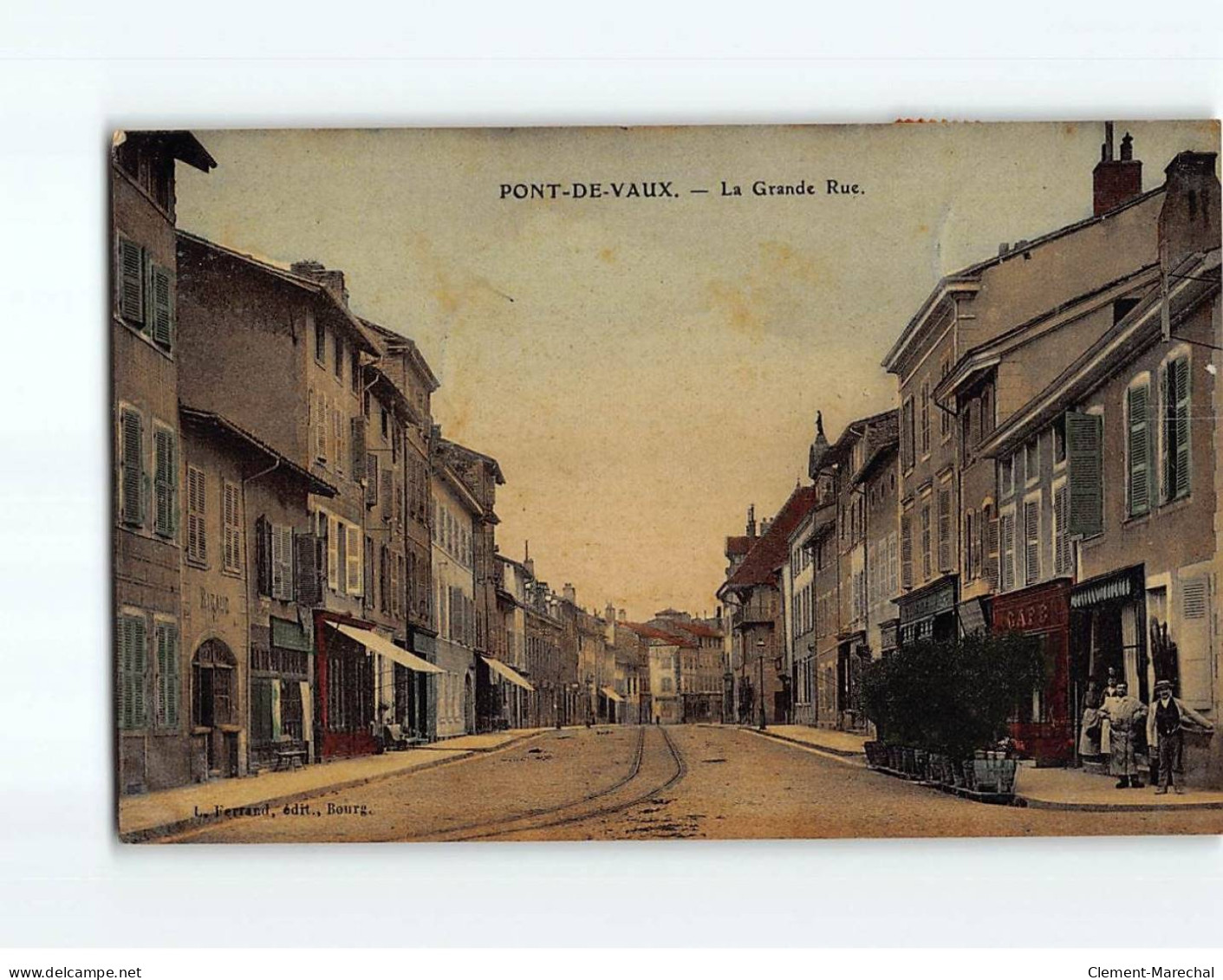 PONT DE VAUX : La Grande Rue - état - Pont-de-Vaux