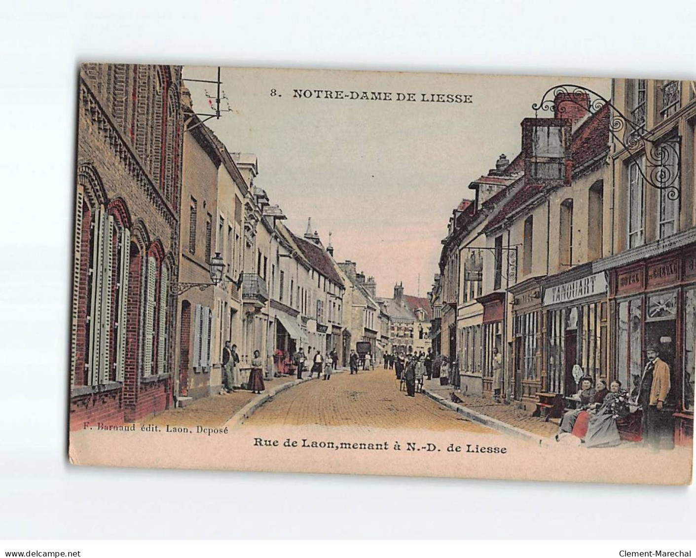 NOTRE DAME DE LIESSE : Rue De Laon, Menant à Notre-Dame De Liesse - état - Other & Unclassified