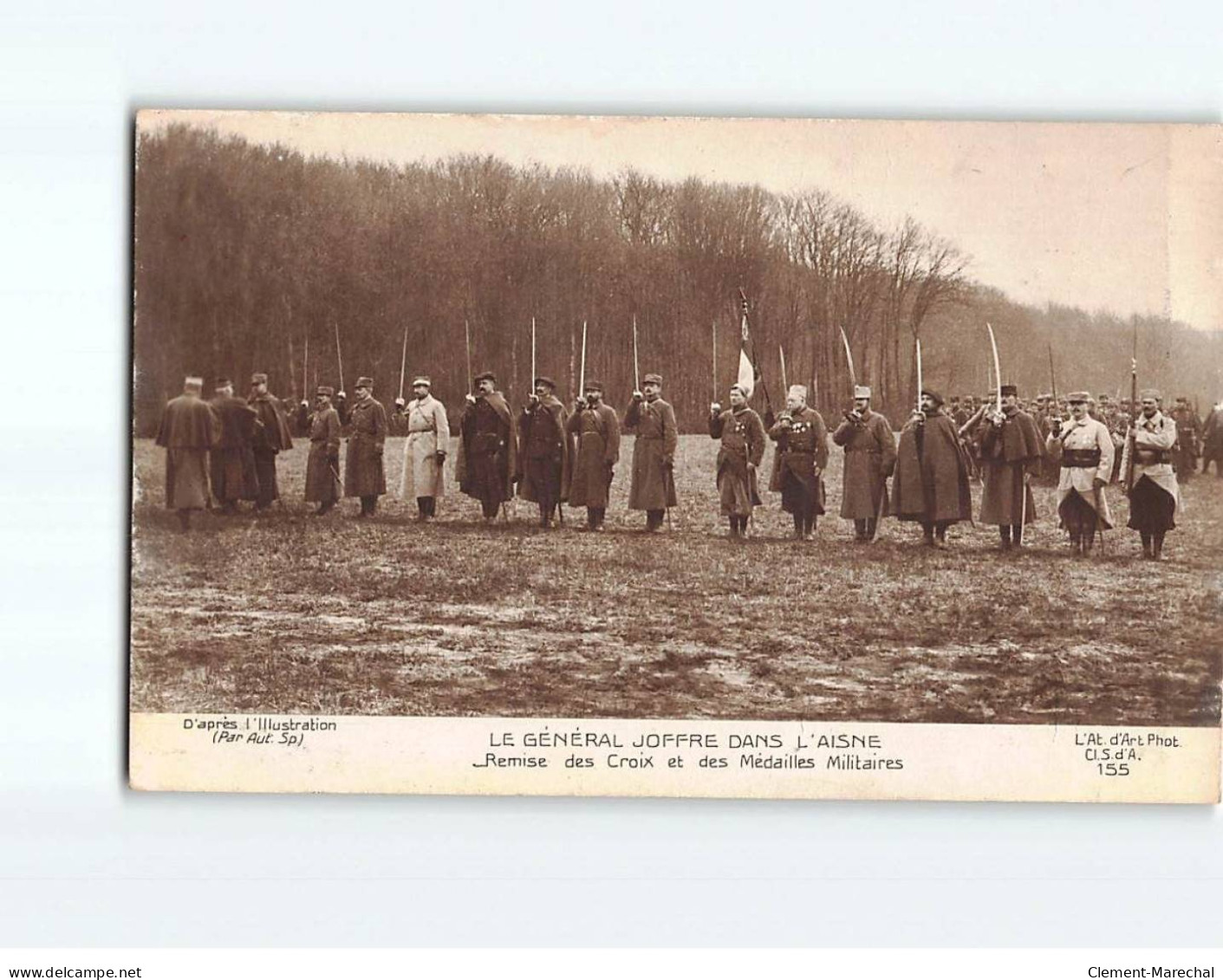 Le Général Joffre Dans L'Aisne, Remise Des Croix Et Des Médailles Militaires - Très Bon état - Sonstige & Ohne Zuordnung