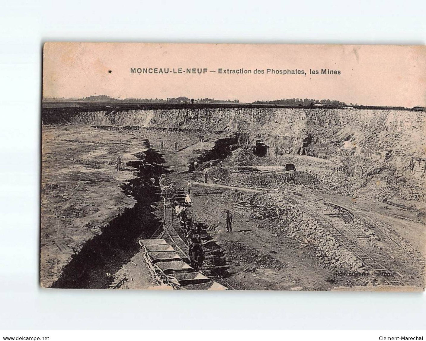 MONCEAU LE NEUF : Extraction Des Phosphates, Les Mines - état - Other & Unclassified