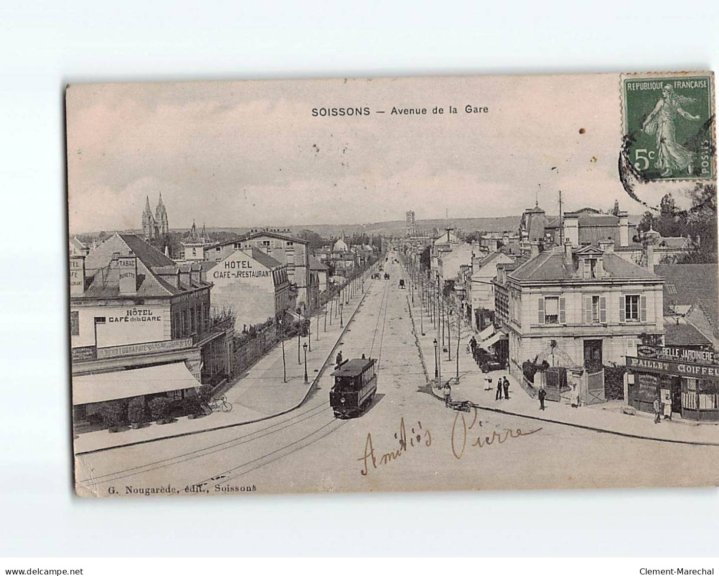 SOISSONS : Avenue De La Gare - état - Soissons