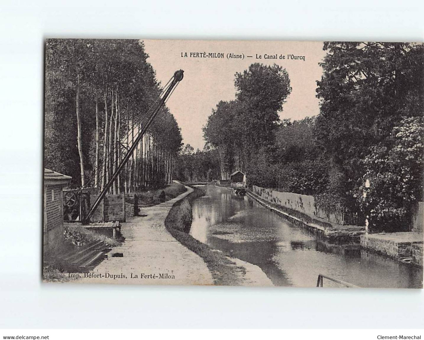 LA FERTE MILON : Le Canal De L'Ourcq - Très Bon état - Sonstige & Ohne Zuordnung
