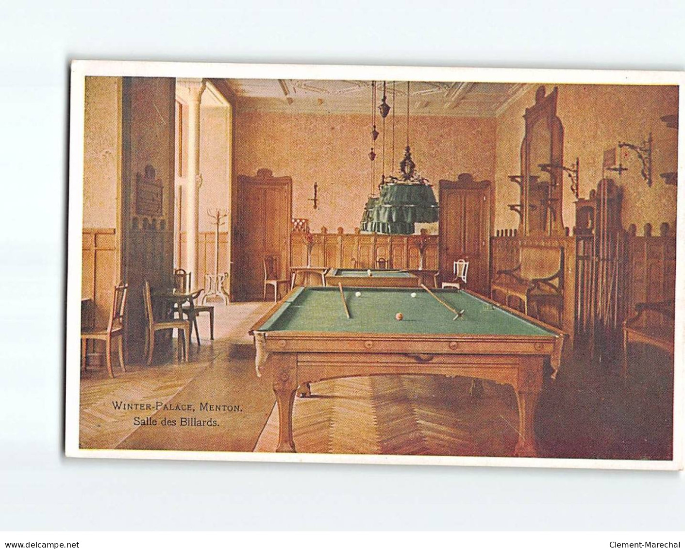 MENTON : Winter-Palace, Salle Des Billards - Très Bon état - Menton