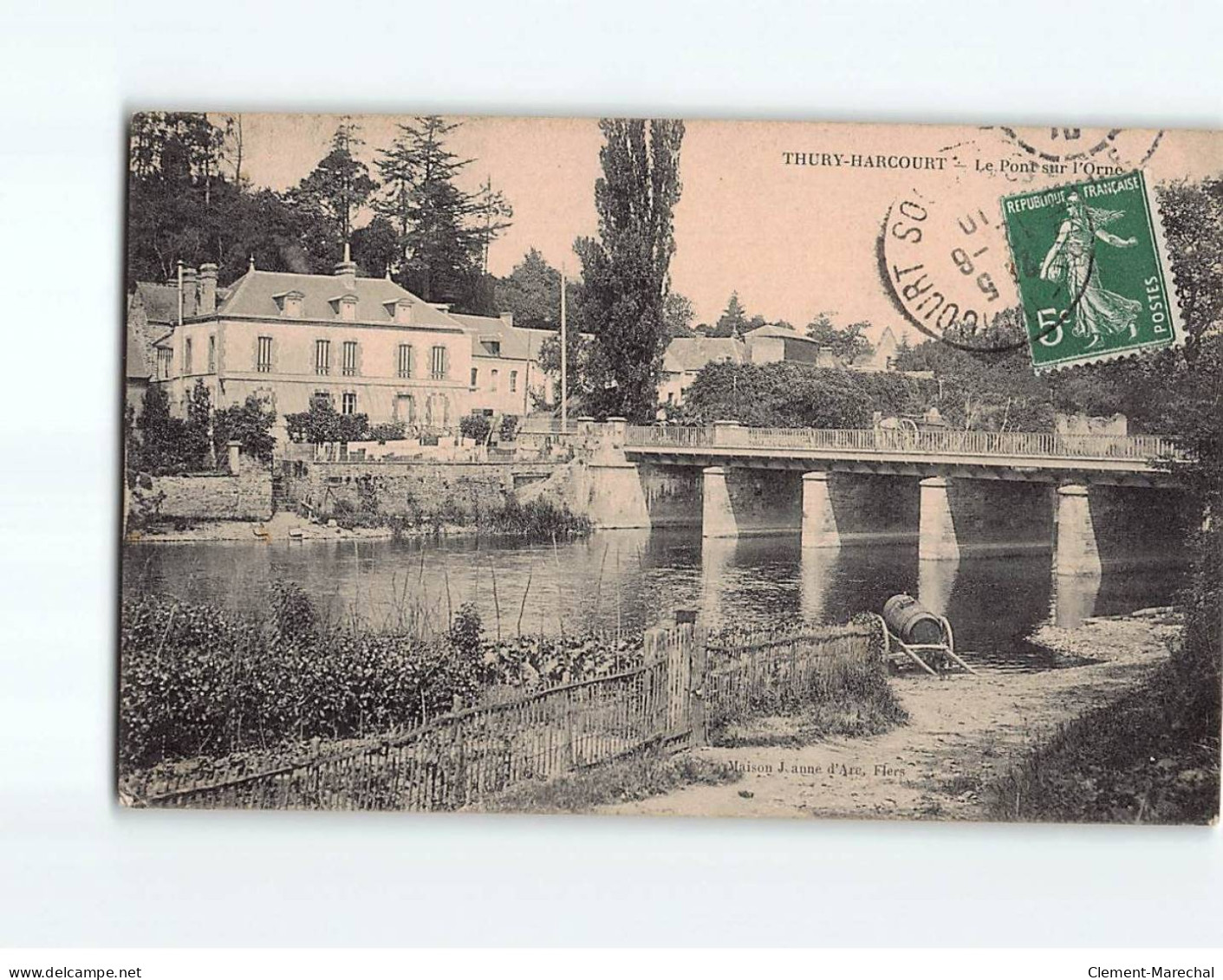 THURY HARCOURT : Le Pont Sur L'Orne - état - Thury Harcourt