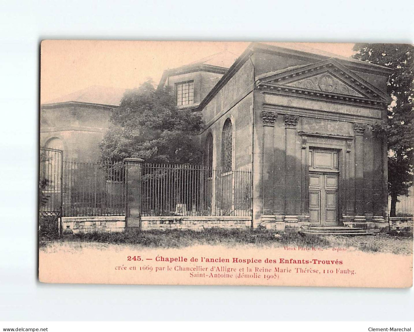 Chapelle De L'Ancien Hospice Des Enfants-Trouvés - état ( Partiellement Décollée ) - Other & Unclassified