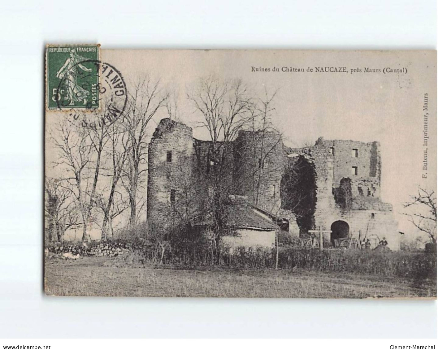 Ruines Du Château De Naucaze, Près De Maurs - état - Other & Unclassified