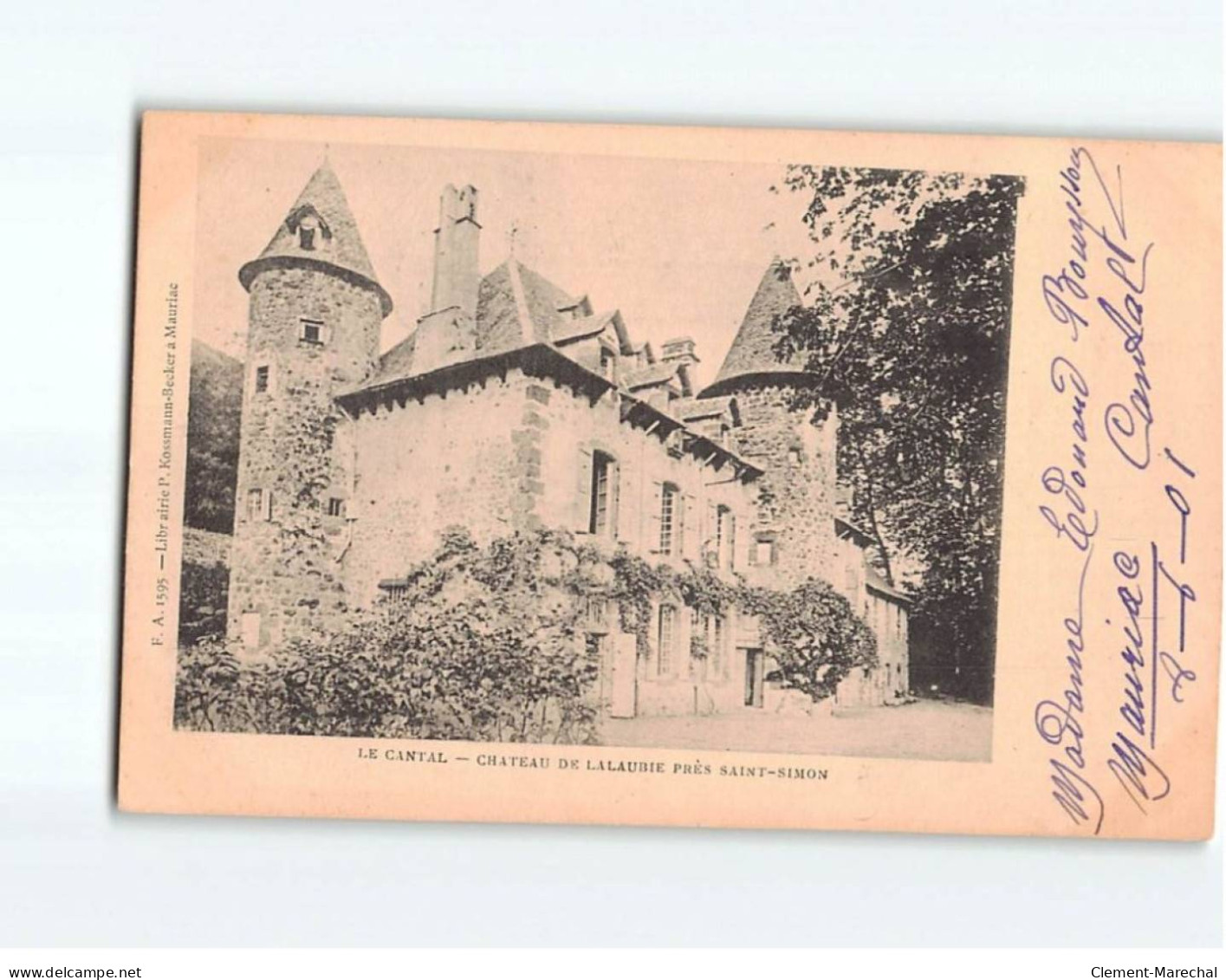 Château De Lalaubie Près SAINT-SIMON - Très Bon état - Autres & Non Classés