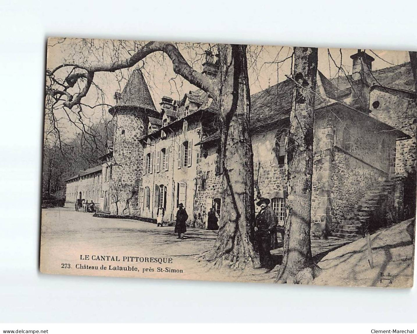 Château De Lalaubie Près SAINT-SIMON - état - Other & Unclassified