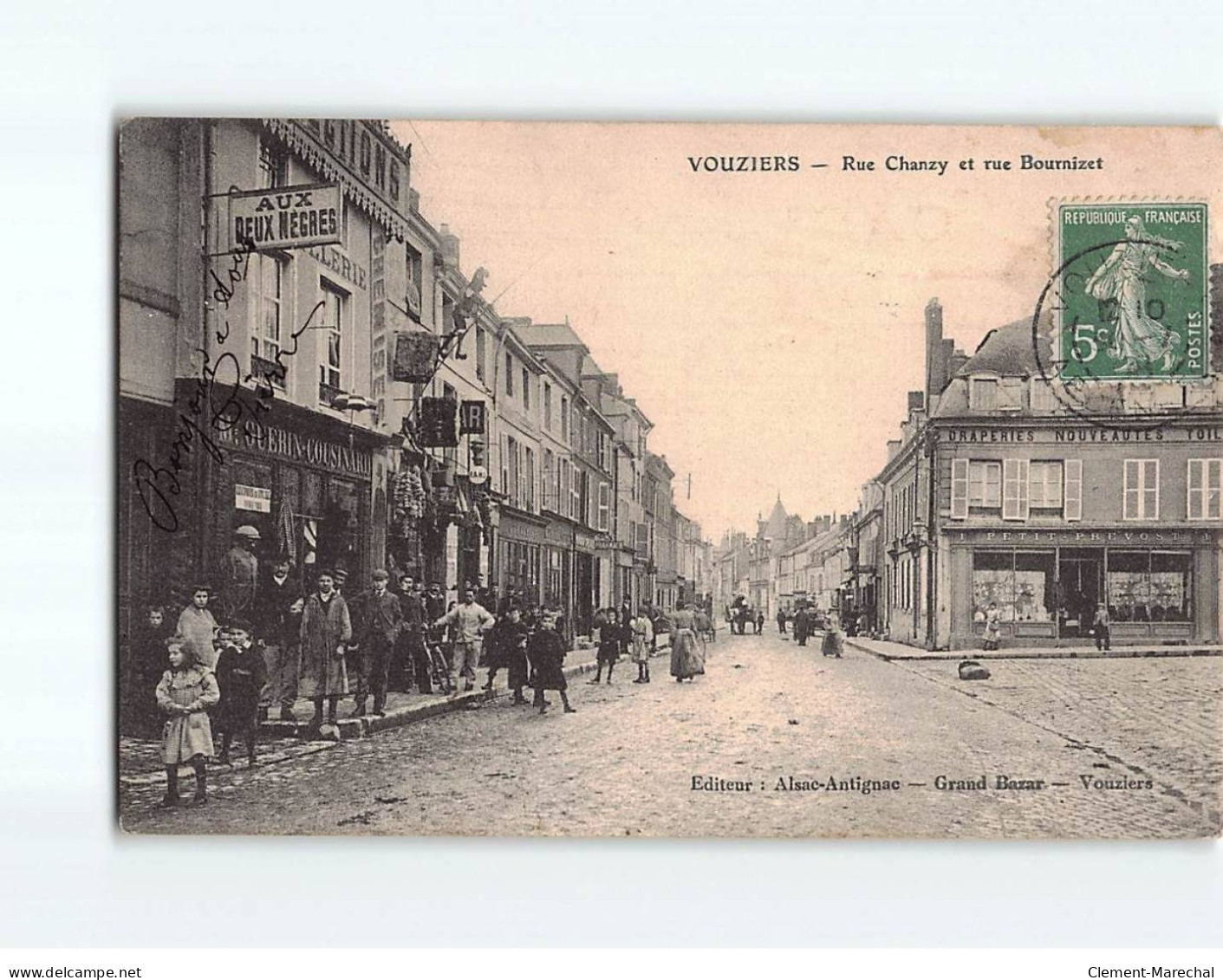 VOUZIERS : Rue Chanzy, Et Rue Bournizet - état - Vouziers