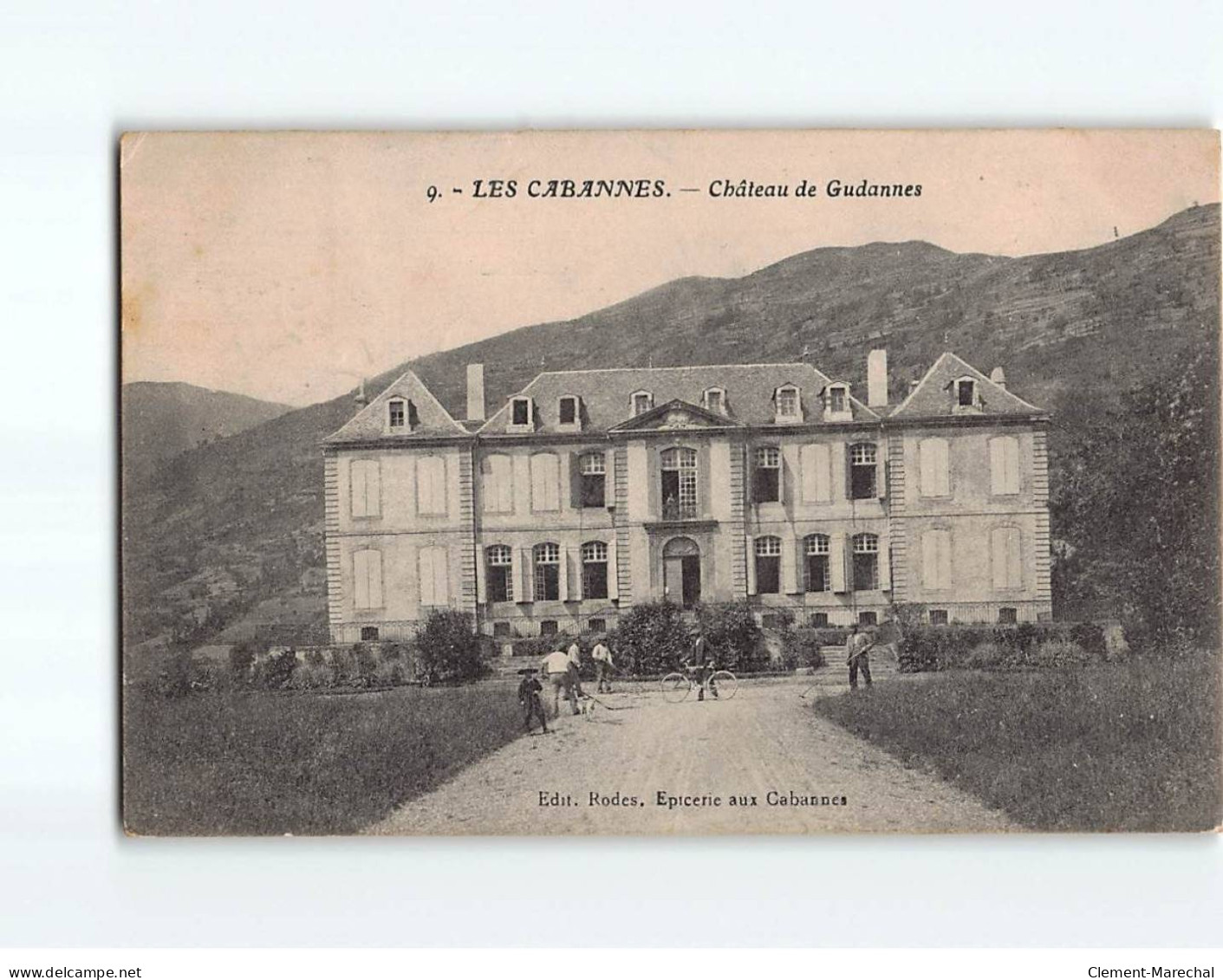 LES CABANNES : Château De Gudannes - état - Otros & Sin Clasificación
