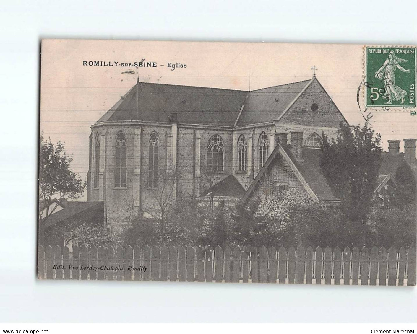 ROMILLY SUR SEINE : L'Eglise - Très Bon état - Romilly-sur-Seine
