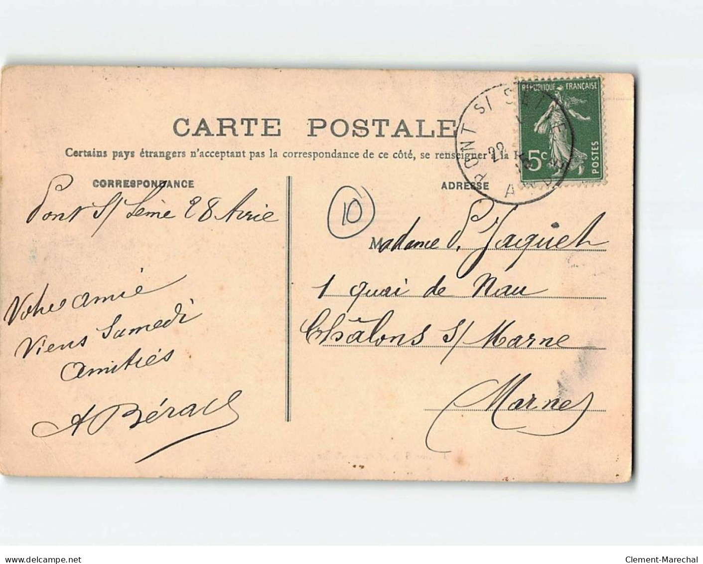 PONT-SUR-SEINE : Carte Souvenir - état - Autres & Non Classés