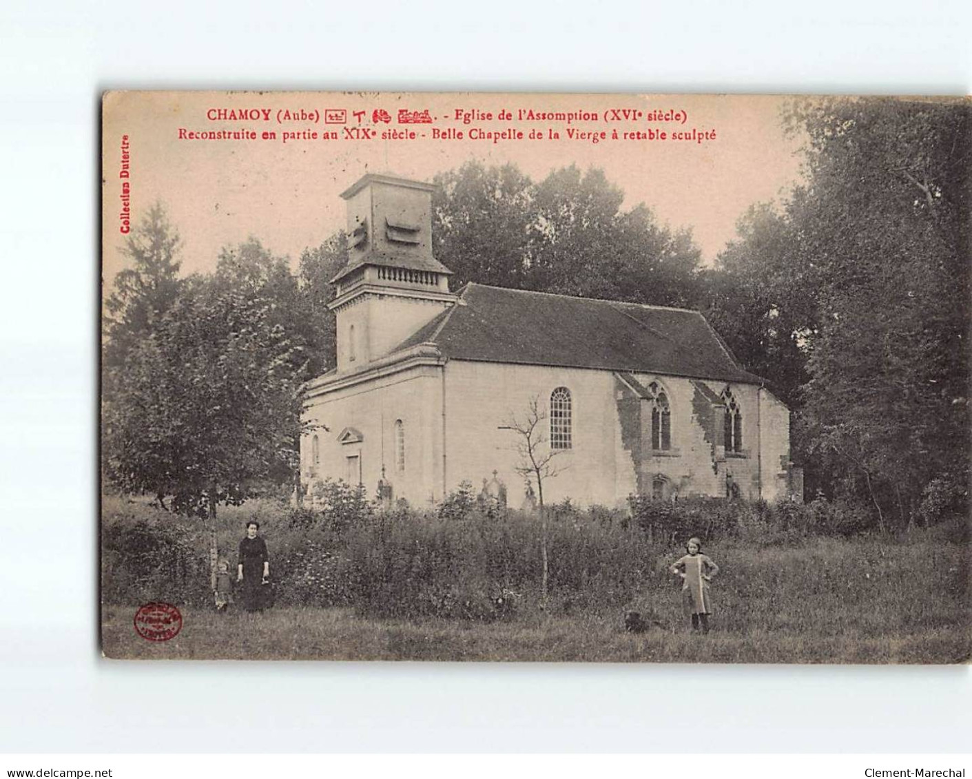 CHAMOY : Eglise De L'Assomption (XVIème Siècle) Reconstruite En Partie Au XIXème Siècle - Très Bon état - Sonstige & Ohne Zuordnung