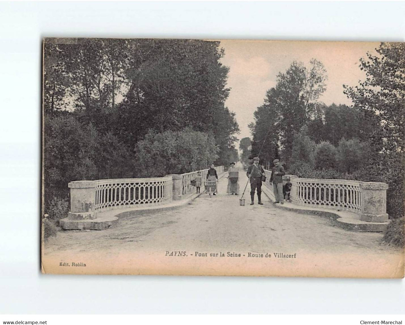 PAYNS : Pont Sur La Seine, Route De Villacerf - état - Sonstige & Ohne Zuordnung