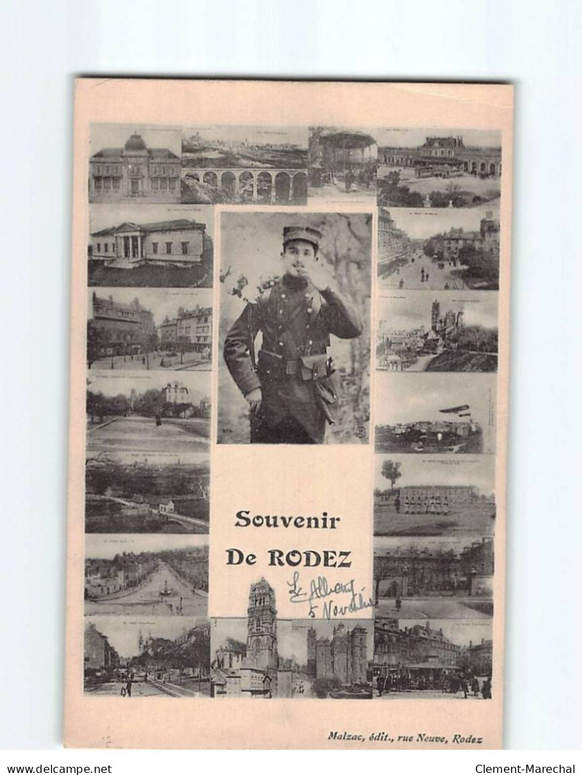 RODEZ : Carte Souvenir - Très Bon état - Rodez