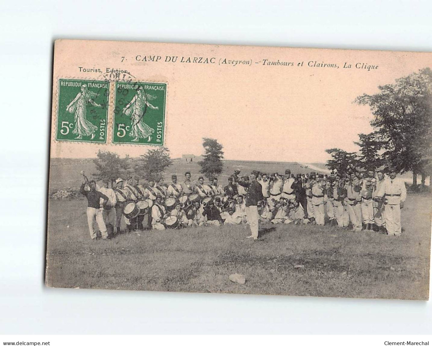 Camp Du Larzac, Tambours Et Clairons, La Clique, état (partiellement Décollé) - Other & Unclassified