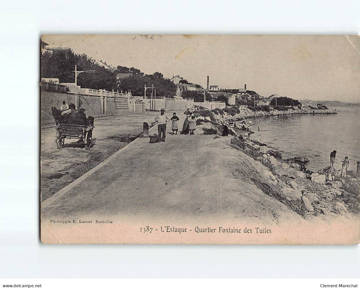 L'ESTAQUE : Quartier Fontaine Des Tuiles - état - Autres & Non Classés