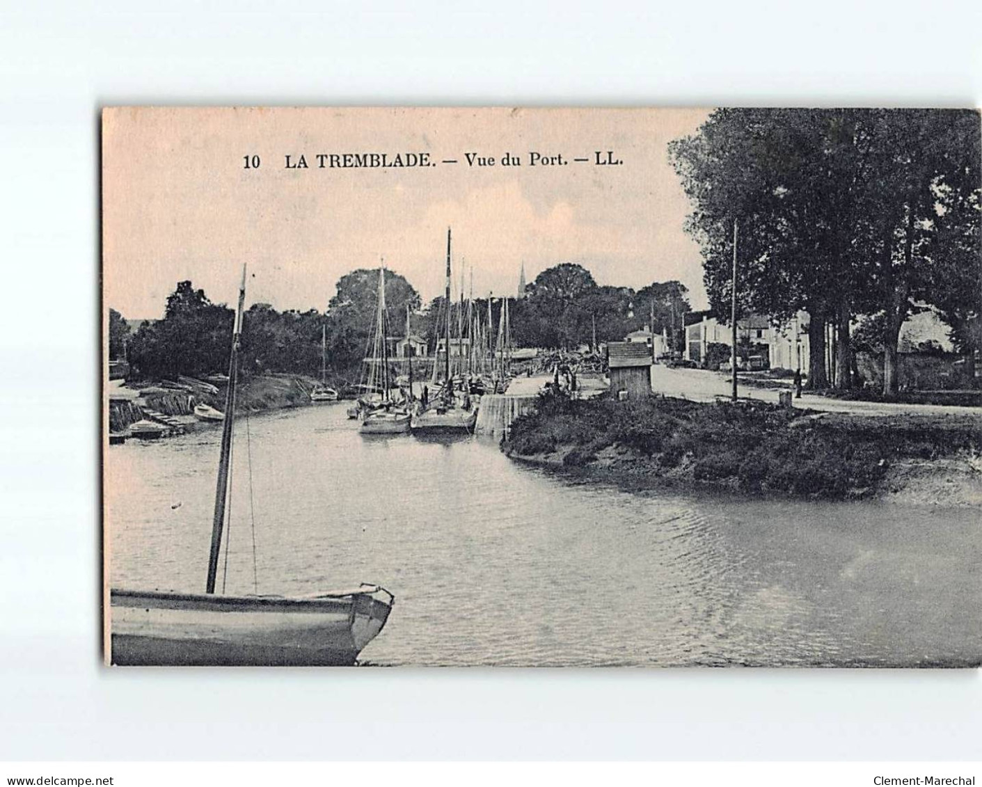 LA TREMBLADE : Vue Du Port - état - La Tremblade