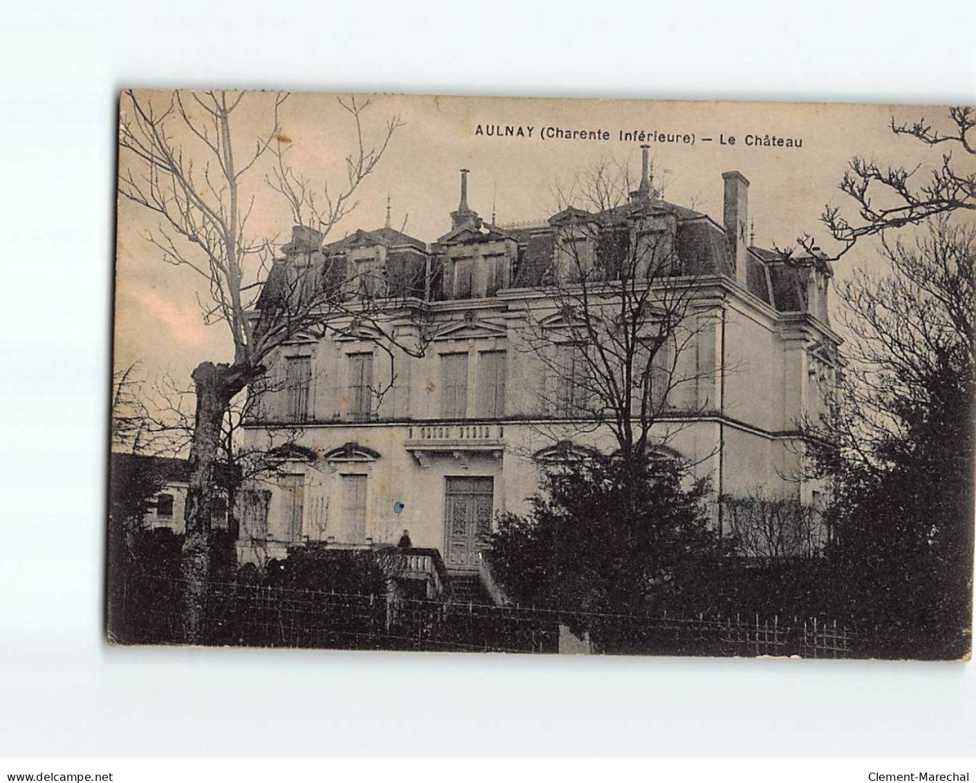 AULNAY : Le Château - état - Aulnay