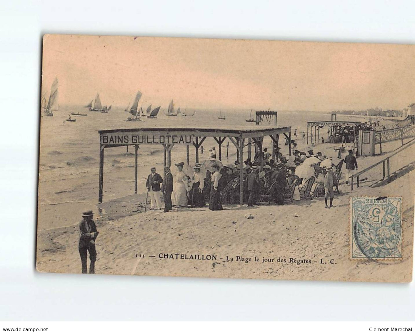 CHATELAILLON : La Plage Le Jour Des Régates - Très Bon état - Châtelaillon-Plage