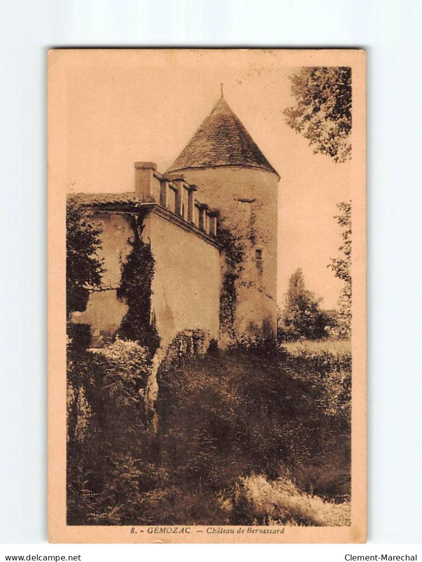GEMOZAC : Château De Bernessard - état - Autres & Non Classés