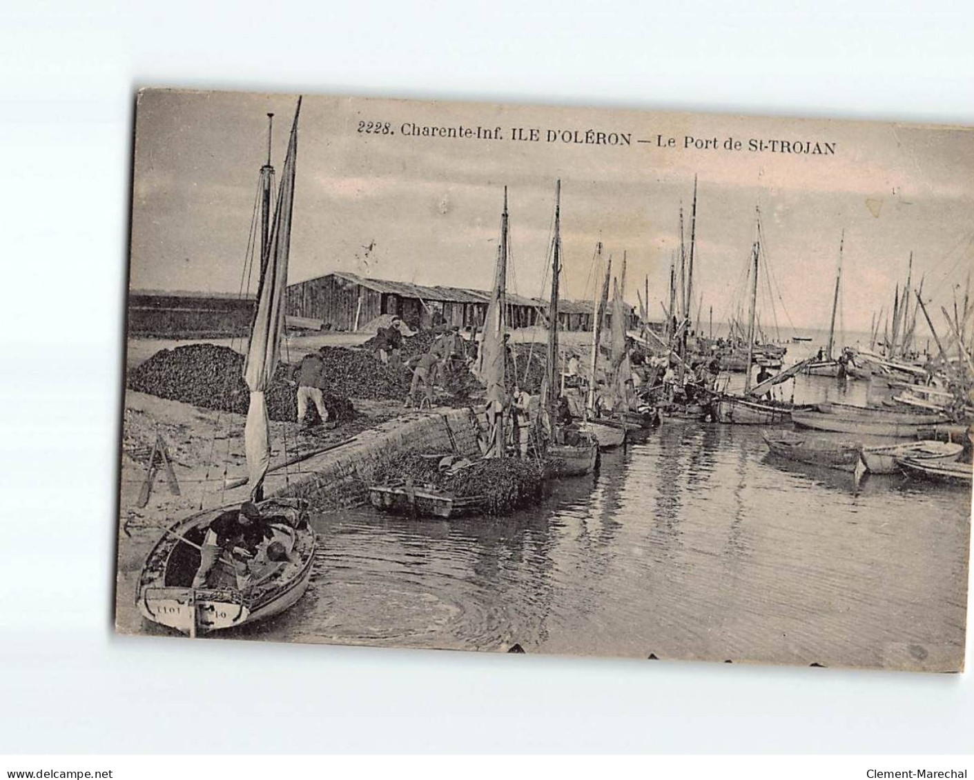 ILE D'OLERON : Le Port De Saint-Trojan - état - Ile D'Oléron