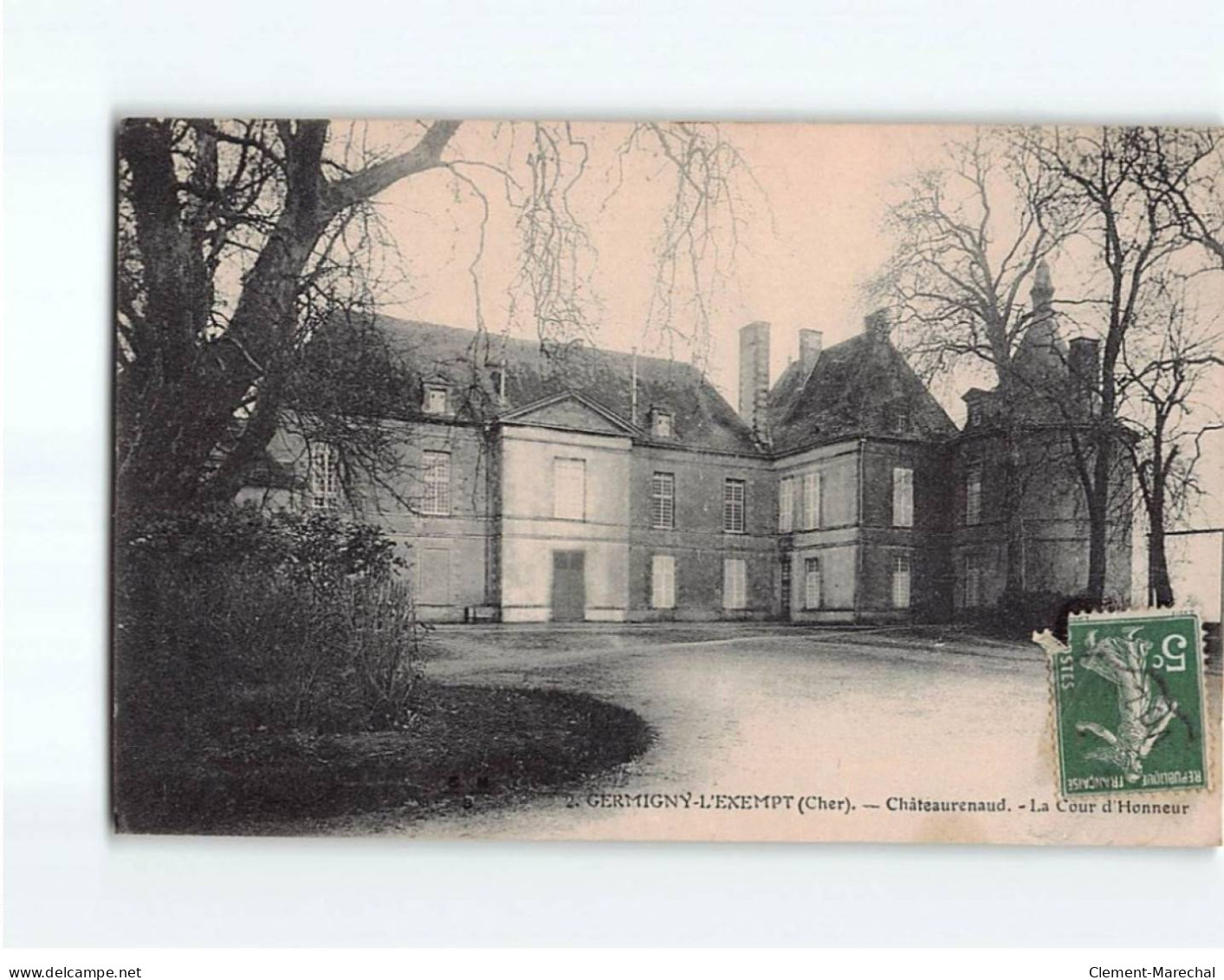 GERMIGNY L'EXEMPT : Châteaurenard, La Cour D'honneur - état - Other & Unclassified