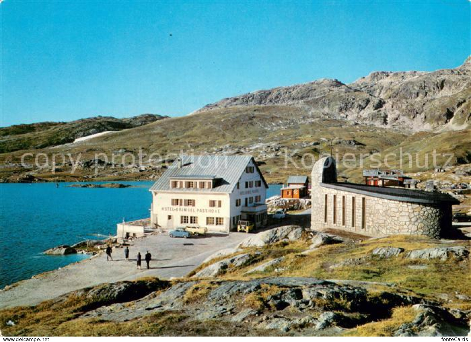 13753187 Grimsel Passhoehe Kapelle St Christophorus Hotel Grimsel Passhoehe Grim - Altri & Non Classificati