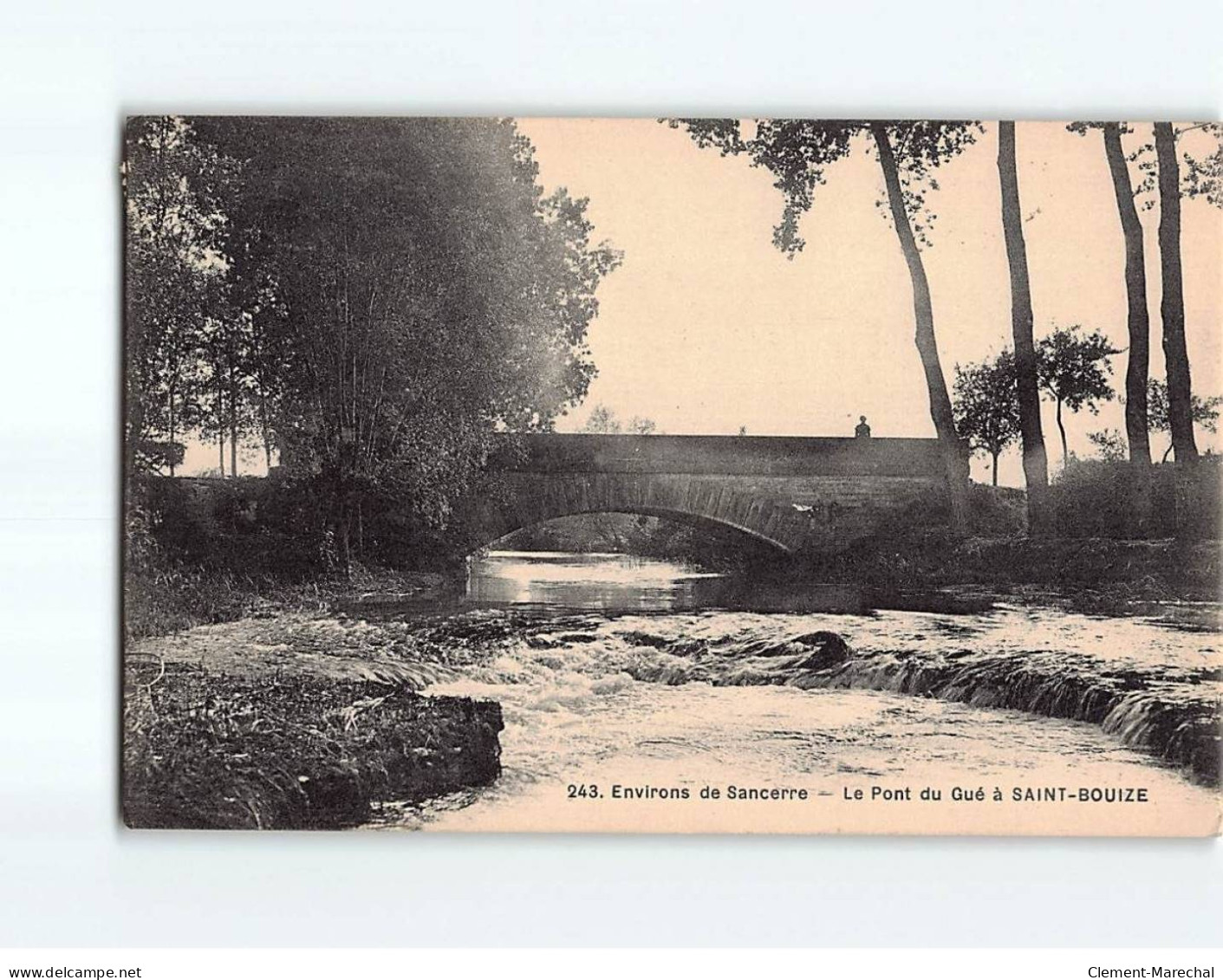 Le Pont Du Gué à SAINT-BOUIZE - état - Andere & Zonder Classificatie