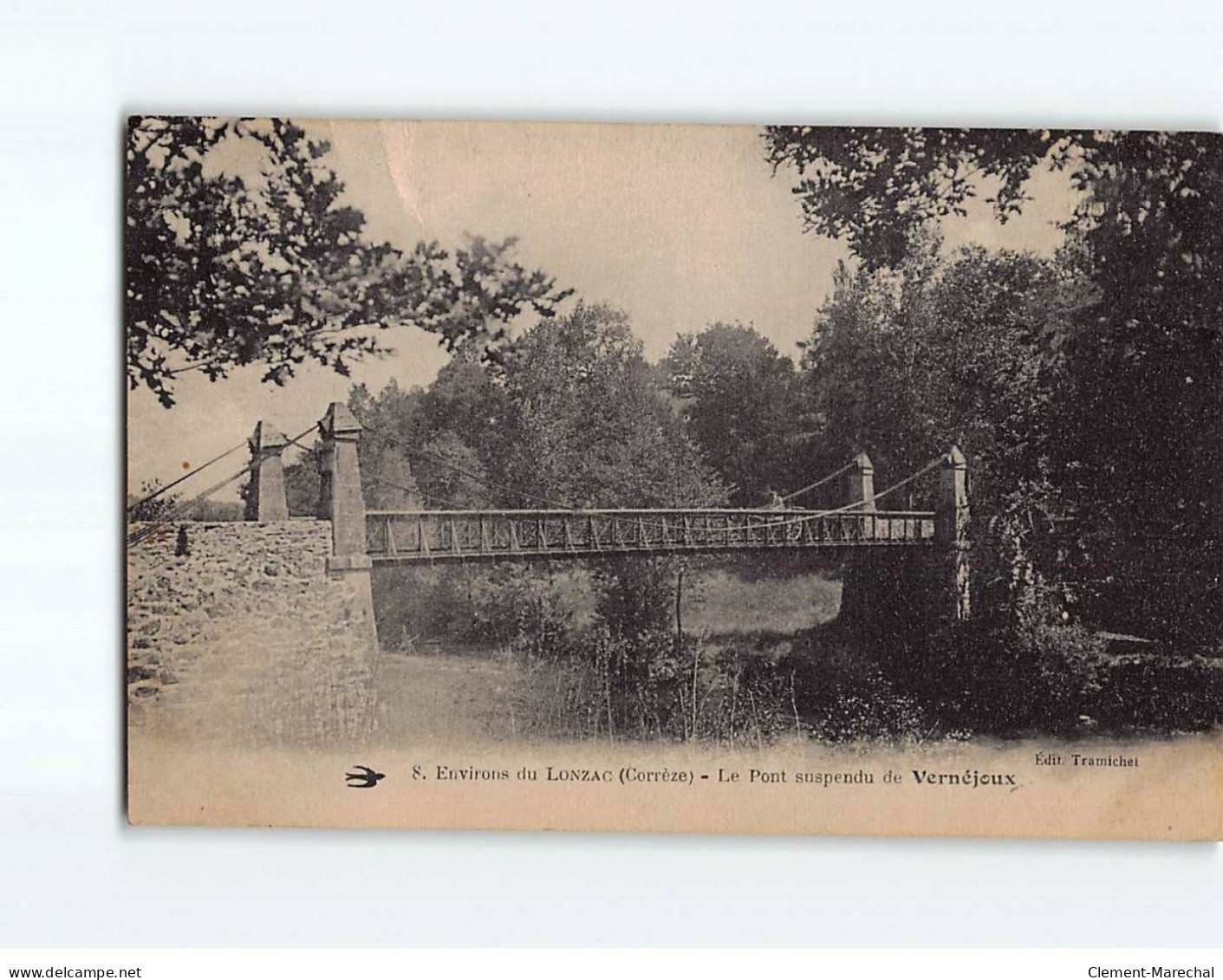 Le Pont Suspendu De Vernéjoux - état - Andere & Zonder Classificatie