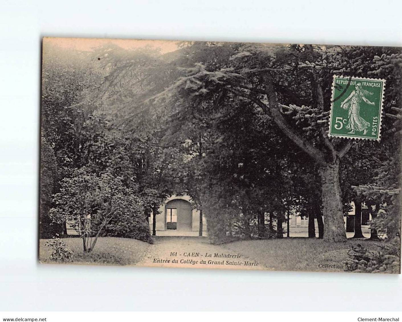 CAEN : La Maladrerie, Entrée Du Collège Du Grand Sainte-Marie - Très Bon état - Caen