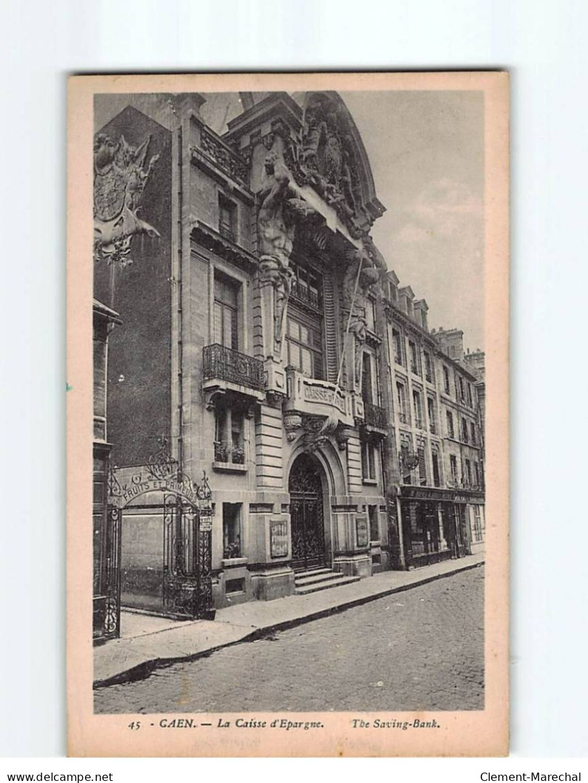 CAEN : La Caisse D'Epargne - état - Caen