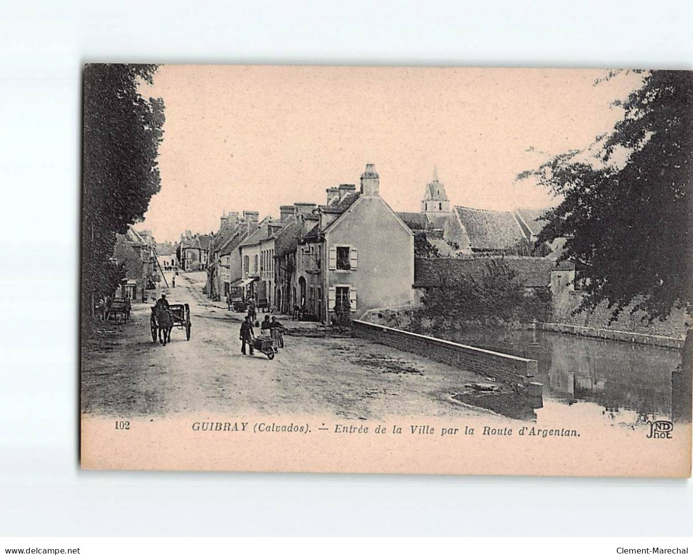 GUIBRAY : Entrée De La Ville Par La Route D 'Argentan - Très Bon état - Andere & Zonder Classificatie