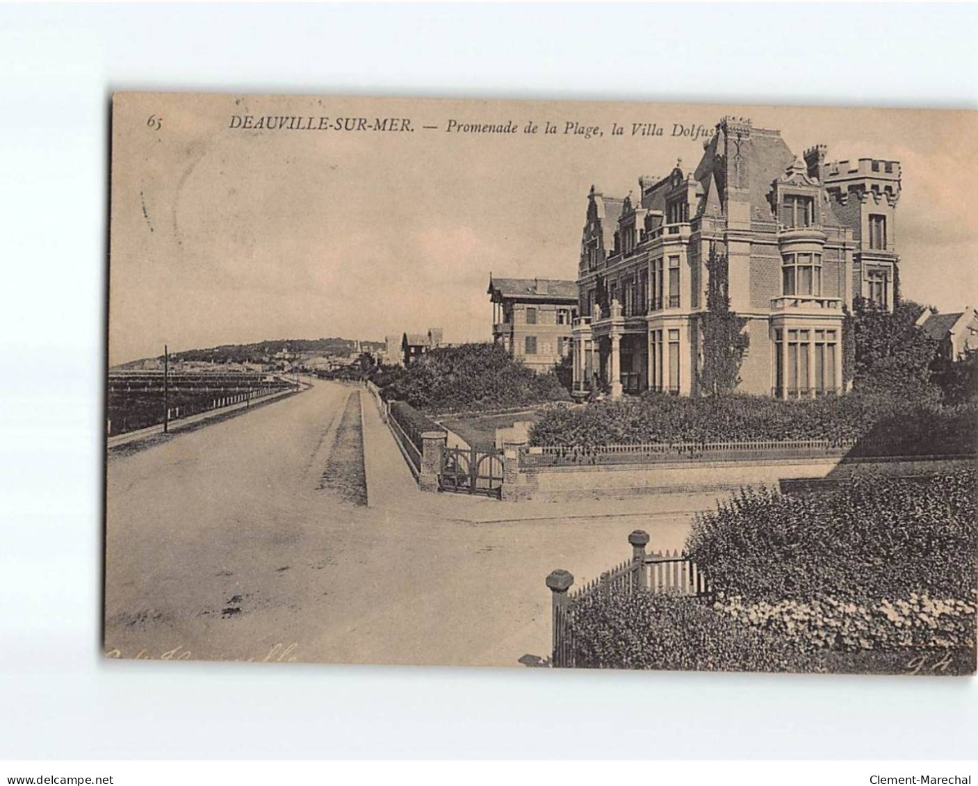 DEAUVILLE : Promenade De La Plage, La Villa Dolfus - Très Bon état - Deauville