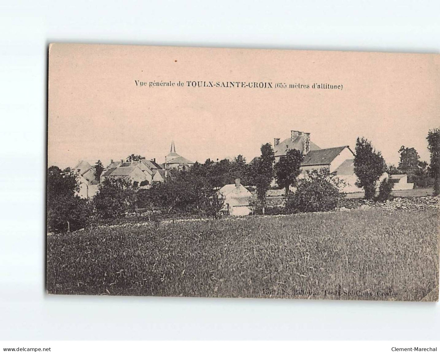 TOULX SAINTE CROIX  Vue Générale - Très Bon état - Sonstige & Ohne Zuordnung