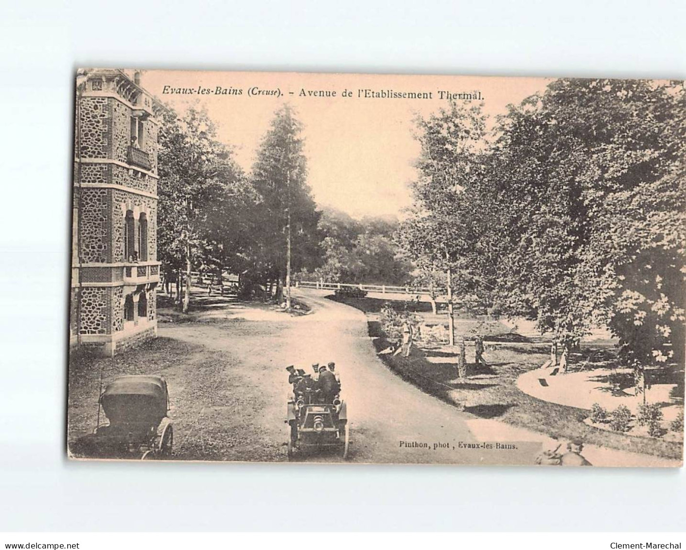 EVAUX LES BAINS : Avenue De L'Etablissement Thermal - état - Evaux Les Bains