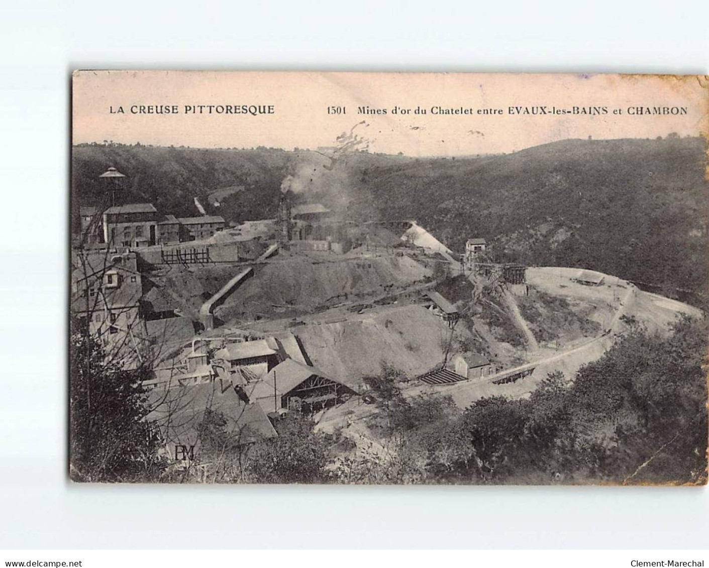 Mines D'Or Du Chatelet Entre Evaux-les-Bains Et Chambon - état - Altri & Non Classificati