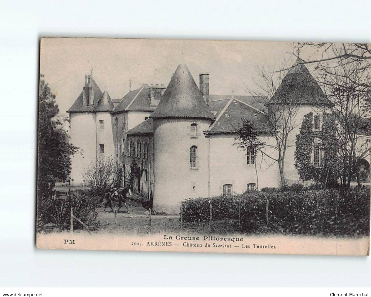 ARRENES : Château De Sazelrat, Les Tourelles - Très Bon  état - Andere & Zonder Classificatie