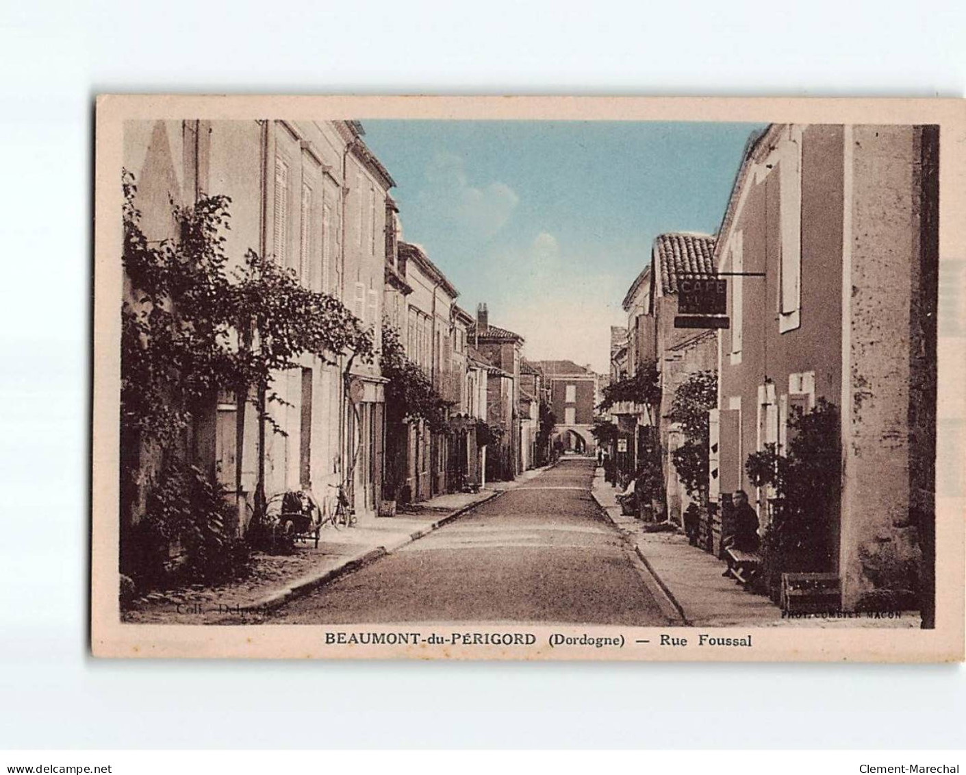 BEAUMONT DU PERIGORD : Rue Foussal - Très Bon état - Andere & Zonder Classificatie