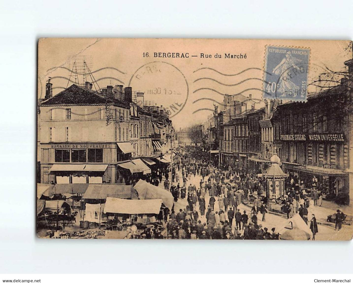 BERGERAC : Rue Du Marché - état - Bergerac