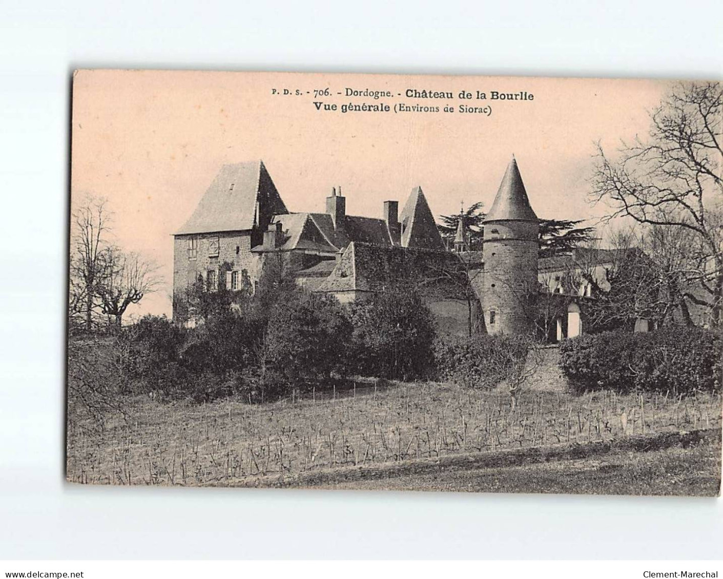 Château De La Bourlie, Vue Générale - état - Andere & Zonder Classificatie