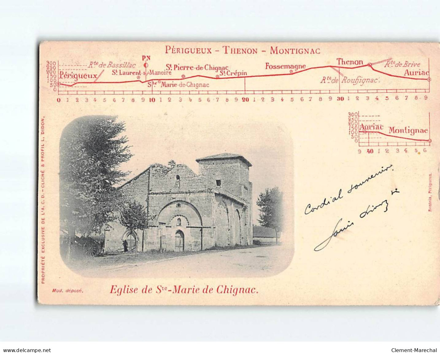 Eglise De SAINTE MARIE DE CHIGNAC - état - Autres & Non Classés